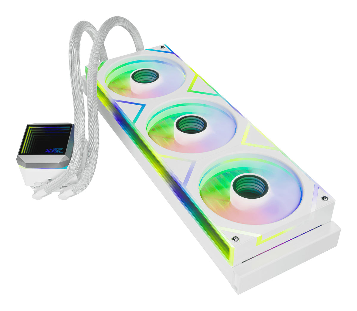 XPG LEVANTE II 360 Prozessor All-in-One-Flüssigkeitskühler 12 cm Weiß