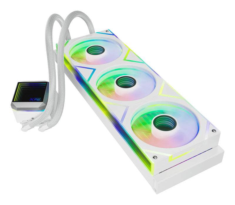 XPG LEVANTE II 360 Prozessor All-in-One-Flüssigkeitskühler 12 cm Weiß