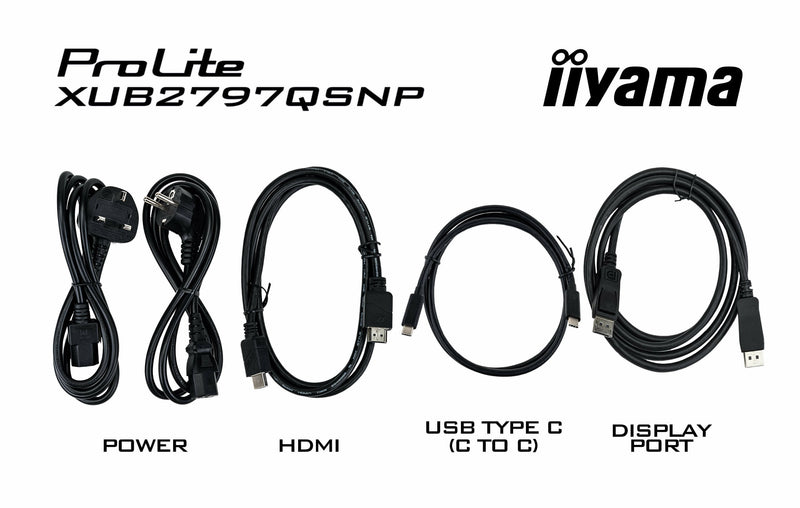 iiyama ProLite XUB2797QSNP-B1 Computerbildschirm 68,6 cm (27") 2560 x 1440 Pixel Quad HD LED Schwarz