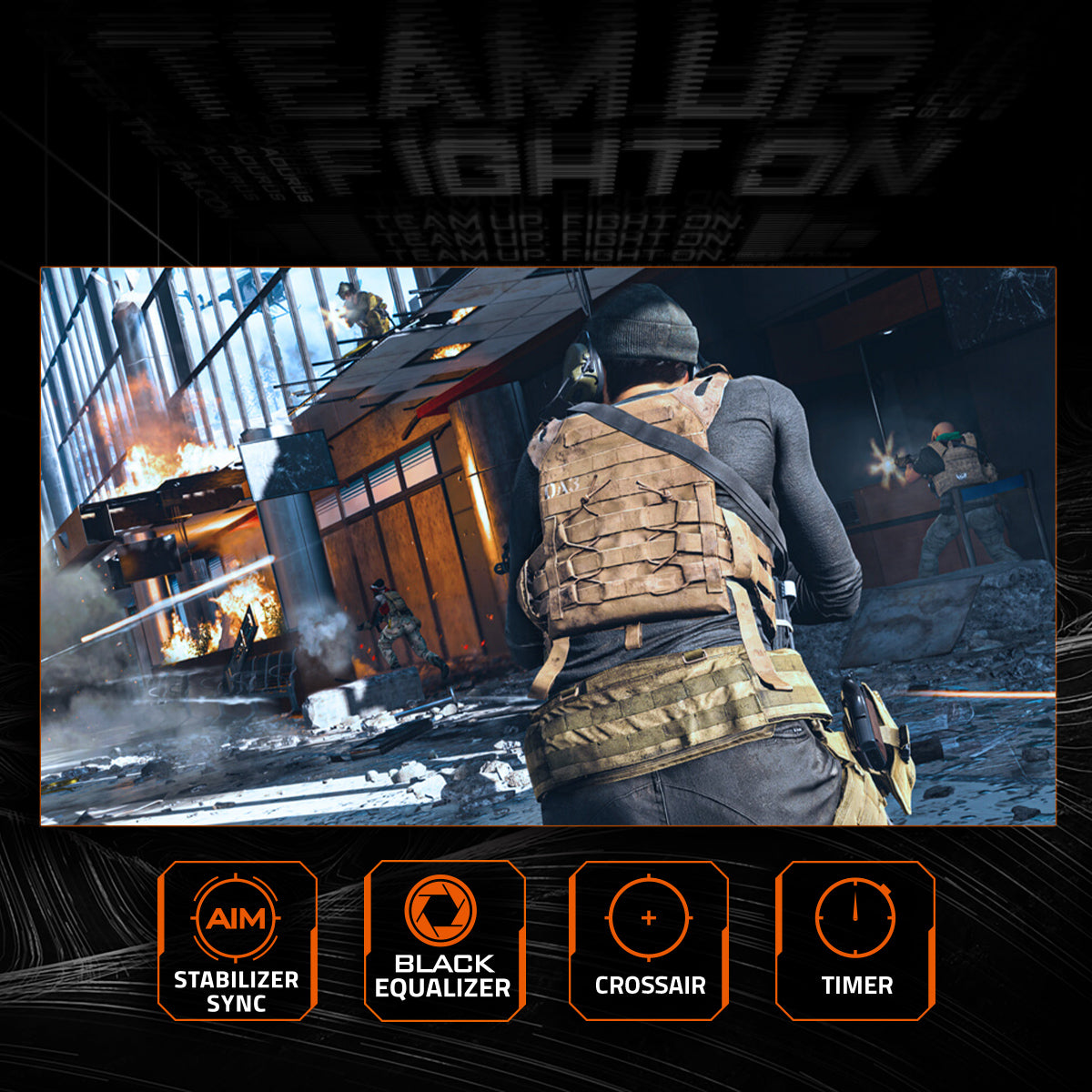 GIGABYTE GS27U 27" UHD-Gaming-Monitor - 3840 x 2160, 160Hz, 1ms, 350 cd/m², Display HDR400, HDMI 2.1, DisplayPort 1.4