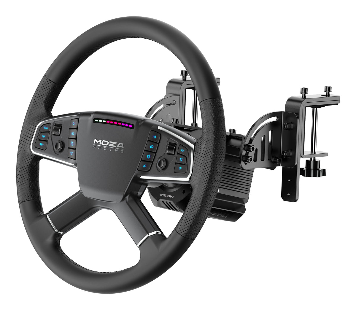 Moza Racing R5 Pro Truck Driving Simulator Schwarz Steering wheel + wheelbase + pedals