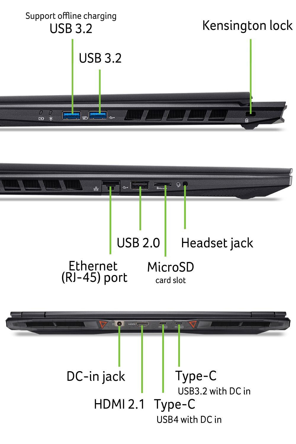 Acer Nitro 16 AN16-A91-R9ZL AMD Ryzen™ 9 9955HX3D Laptop 40,6 cm (16") WQXGA 32 GB DDR5-SDRAM 1 TB SSD NVIDIA GeForce RTX 5070 Ti Wi-Fi 6E (802.11ax) Windows 11 Home Schwarz
