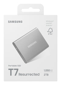 Samsung MU-PD2T0G/WW Externes Solid State Drive 2 TB USB Typ-C 3.2 Gen 2 (3.1 Gen 2) Silber