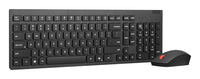 Lenovo 4X31R64457 Tastatur Maus enthalten Büro RF Wireless Belgisch, Englisch Schwarz
