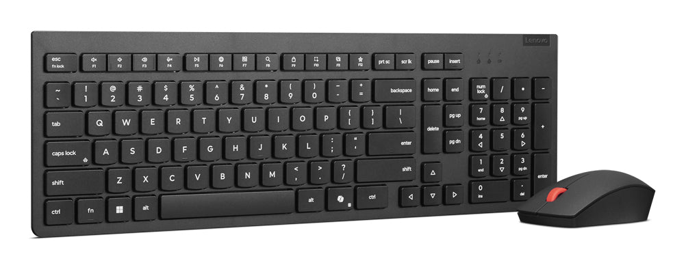 Lenovo 4X31R64479 Tastatur Maus enthalten Büro RF Wireless Portuguesisch Schwarz