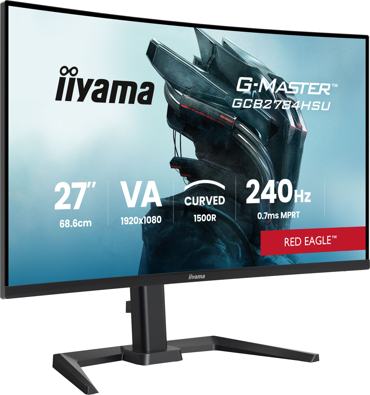 iiyama G-MASTER GCB2784HSU-B1 27" 240Hz Computerbildschirm 68,6 cm (27") 1920 x 1080 Pixel Schwarz