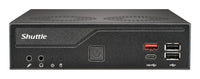 Shuttle Slim PC DH810S, S1851, 2x DP, 1x HDMI, 1x 2.5", 1x M.2, 1x LAN (Intel 1G), 8x USB, 1x COM, fonctionnement 24h/24 et 7j/7, VESA inclus