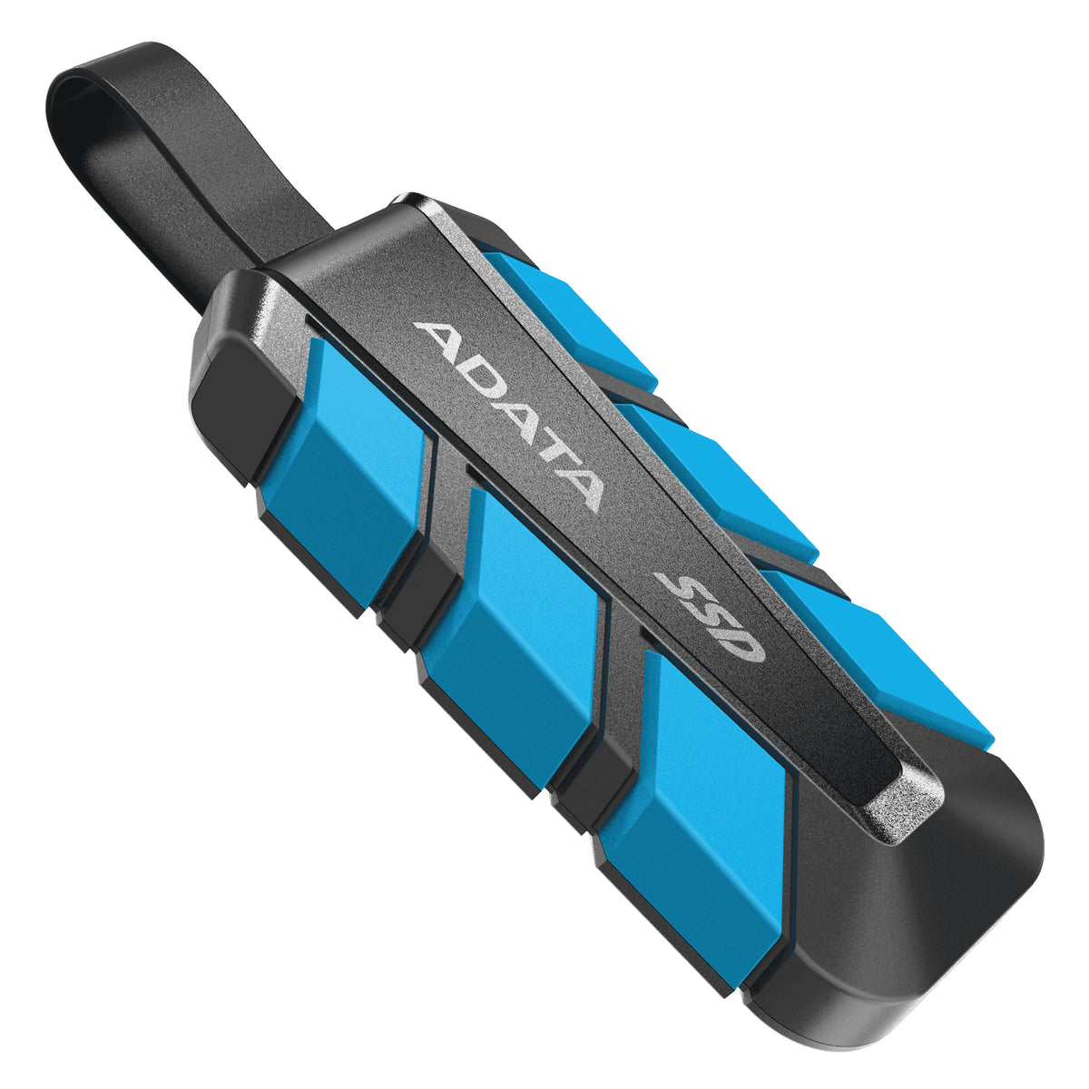 ADATA Externe SSD SC740 2TB Plug&Go blue 1050/1000 MIL.STD USB Typ-C 3.2 Gen 2 (3.1 Gen 2) Schwarz, Blau