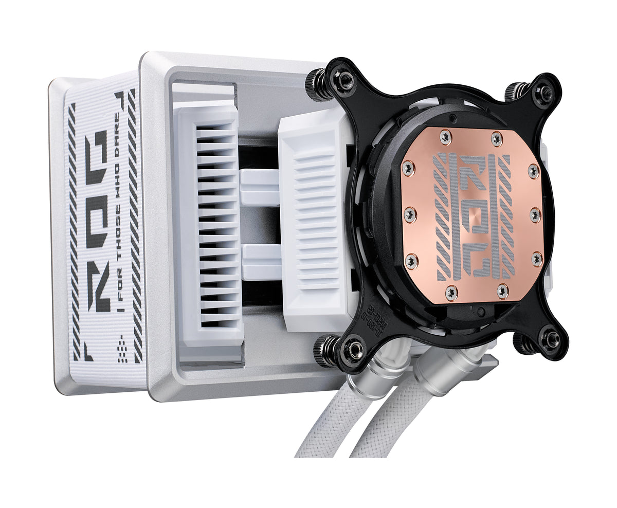 ASUS ROG Ryuo IV SLC 360 ARGB White Edition Prozessor All-in-One-Flüssigkeitskühler 12 cm Weiß