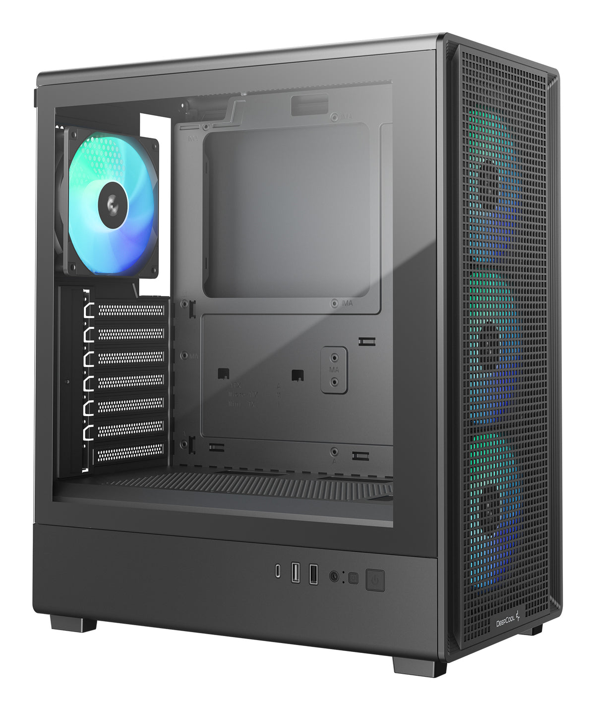 DeepCool CC550 4F Midi Tower Schwarz
