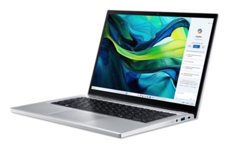 Acer Aspire Go Spin 14 AGSP14-31PT-36R6 Intel Core 3 N355 Hybrid (2-in-1) 35,6 cm (14") Touchscreen WUXGA 16 GB LPDDR5-SDRAM 512 GB SSD Wi-Fi 6 (802.11ax) Windows 11 Home Deutsch Silber