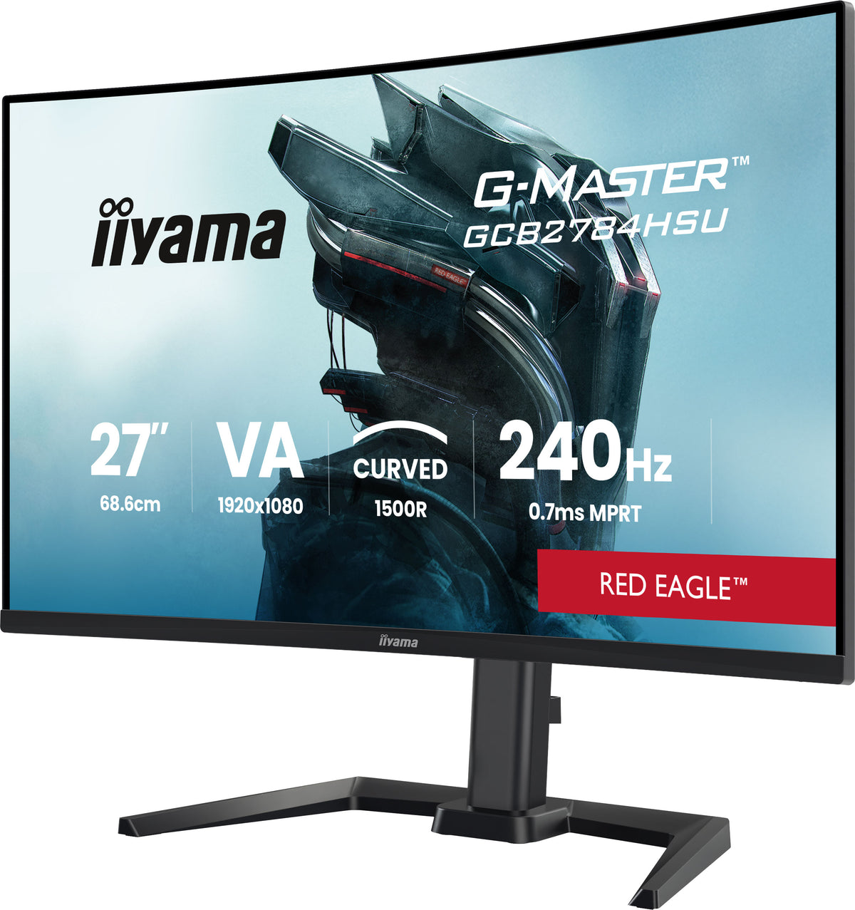 iiyama G-MASTER GCB2784HSU-B1 27" 240Hz Computerbildschirm 68,6 cm (27") 1920 x 1080 Pixel Schwarz