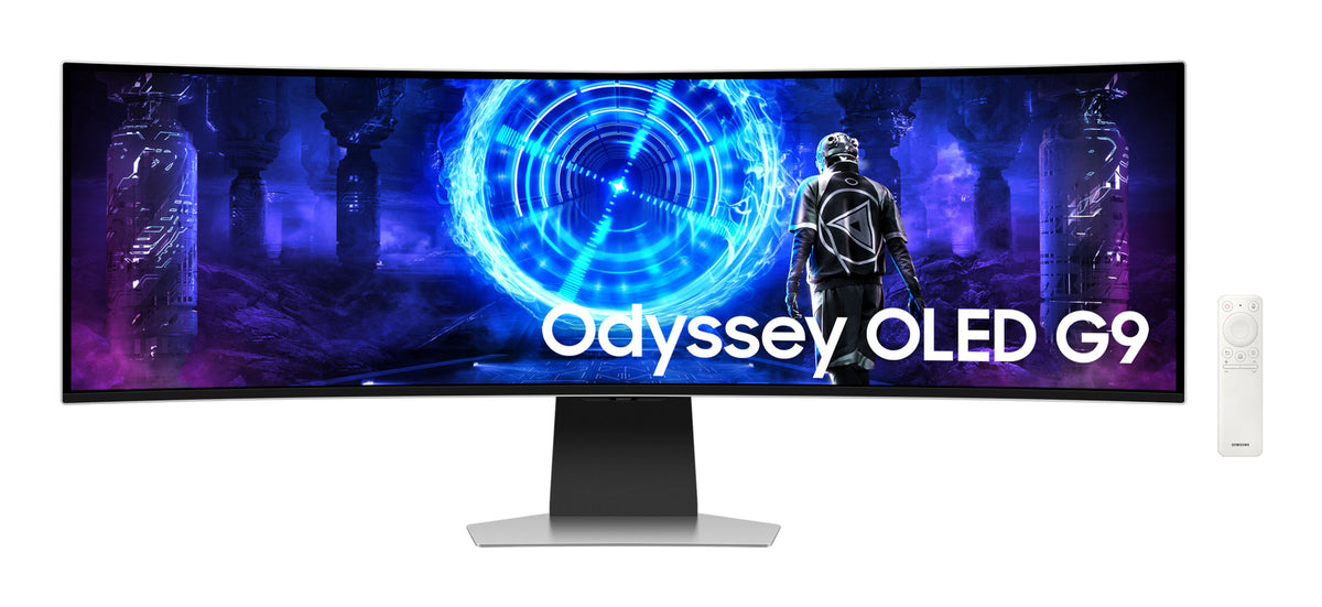 Samsung LS49DG950SU Computerbildschirm 124,5 cm (49") 5120 x 1440 Pixel Dual QHD OLED Silber