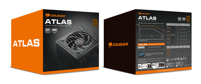 COUGAR Netzteil ATLAS 550W ATX / 80 Plus Bronze