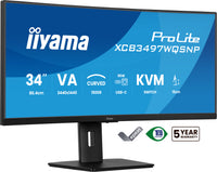 iiyama ProLite XCB3497WQSNP-B1 Computerbildschirm 86,4 cm (34") 3440 x 1440 Pixel UltraWide Quad HD LED Schwarz