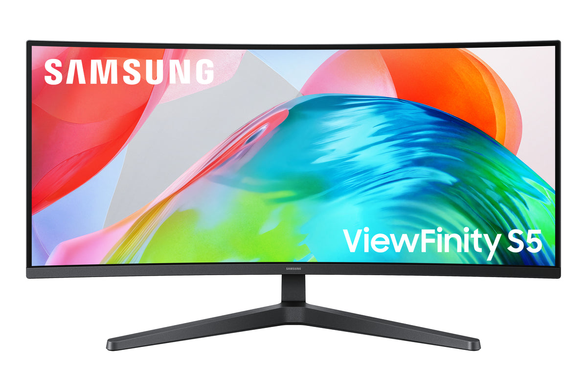 Samsung S55GH Computerbildschirm 86,4 cm (34") 3440 x 1440 Pixel UltraWide Quad HD LCD Schwarz