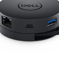 DELL Mobile Adapter DA300 Kabelgebunden USB 3.2 Gen 2 (3.1 Gen 2) Type-C Schwarz