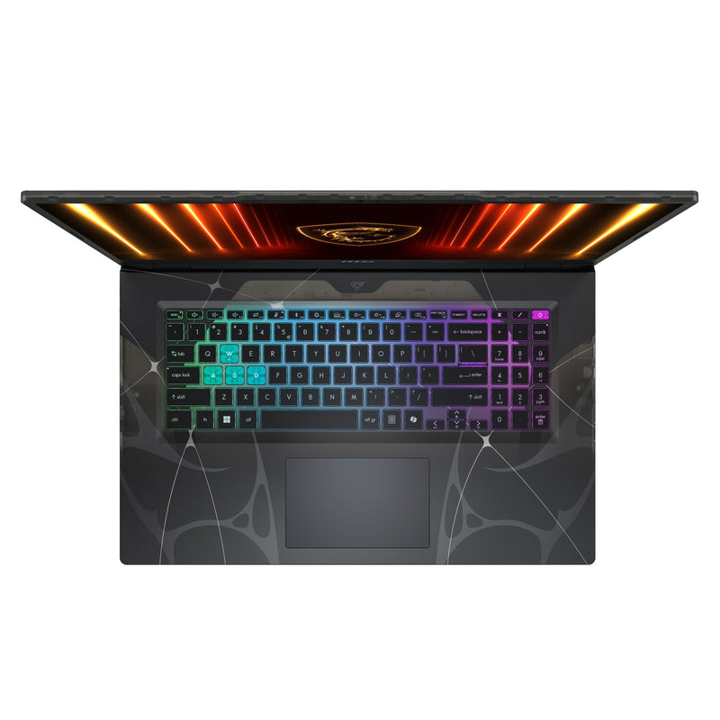 MSI Cyborg 17 B2RWFKG-056 Intel Core 7 240H Laptop 43,9 cm (17.3") Full HD 16 GB DDR5-SDRAM 512 GB SSD NVIDIA GeForce RTX 5060 Wi-Fi 6E (802.11ax) Windows 11 Home Schwarz
