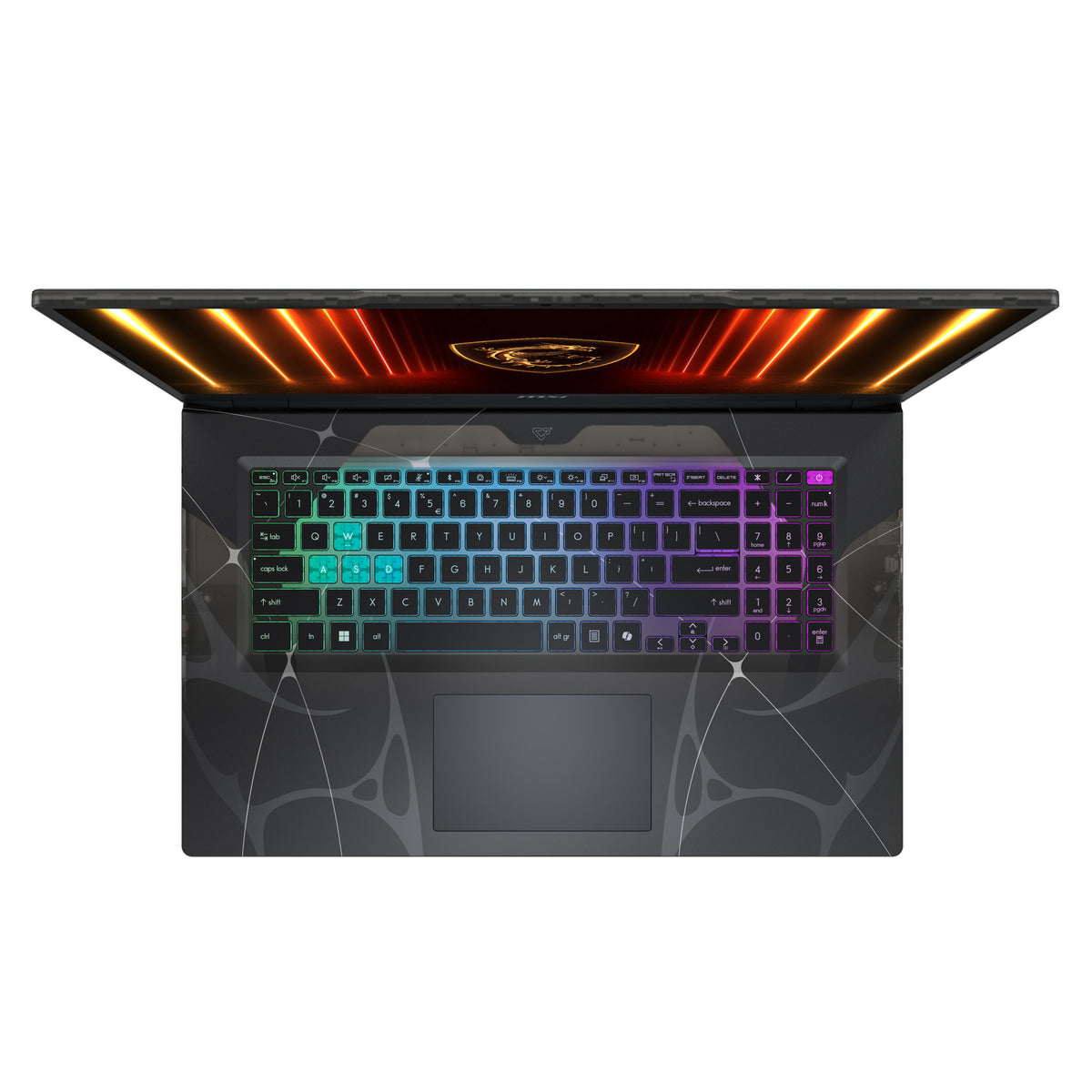 MSI Cyborg 17 B13WFKG-201XFR Intel® Core™ i5 i5-13420H Laptop 43,9 cm (17.3") Full HD 16 GB DDR5-SDRAM 512 GB SSD NVIDIA GeForce RTX 5060 Wi-Fi 6E (802.11ax) FreeDOS Schwarz