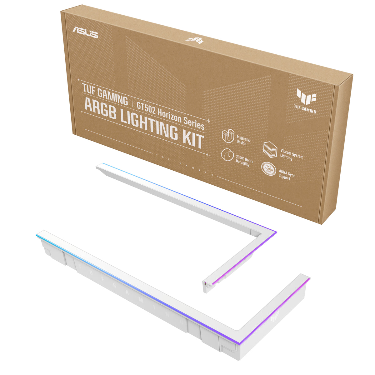 ASUS TUF GAMING GT502 Horizon ARGB Lighting Kit White RGB-Lichtverbesserungs-Set