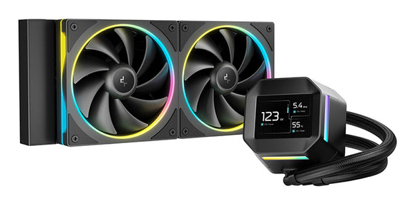 DeepCool LM240 Prozessor Flüssigkeitskühlung 12 cm Schwarz 1 Stück(e)
