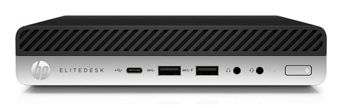 T1A HP EliteDesk 800 G4 Refurbished Intel® Core™ i5 i5-8500T 8 GB DDR4-SDRAM 256 GB SSD Windows 11 Pro Mini PC Mini-PC Schwarz, Silber