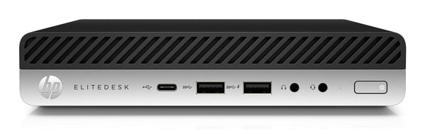 T1A HP EliteDesk 800 G4 Refurbished Intel® Core™ i5 i5-8500T 8 GB DDR4-SDRAM 256 GB SSD Windows 11 Pro Mini PC Mini-PC Schwarz, Silber