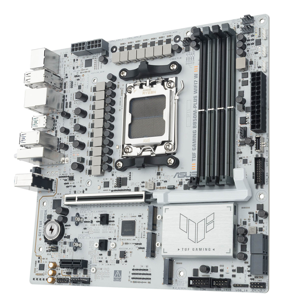 ASUS TUF GAMING B850M-PLUS WIFI7 W AMD B850 Sockel AM5 micro ATX