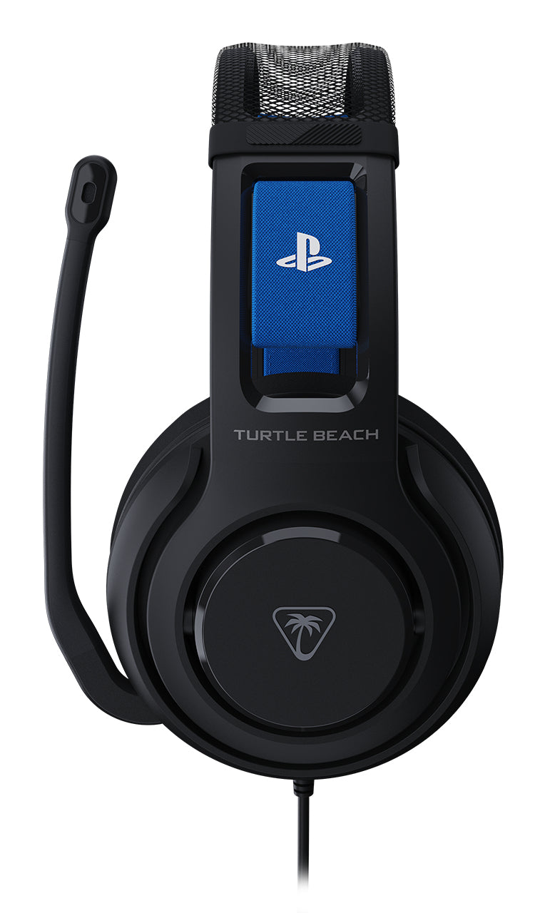 Turtle Beach Atlas 200 Wired Gaming Headset für PS5 und PS4 - offiziell lizenziert für PlayStation, Schwarz