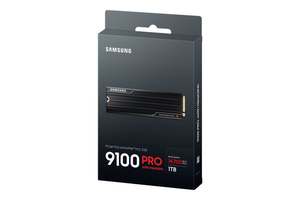 Samsung 9100 PRO Heatsink PCIe® 5.0 NVMe™ M.2 SSD - 1 TB