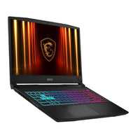 MSI Katana 15 HX B14WFK-008FR Intel® Core™ i7 i7-14650HX Laptop 39,6 cm (15.6") Full HD 16 GB DDR5-SDRAM 512 GB SSD NVIDIA GeForce RTX 5060 Wi-Fi 6E (802.11ax) Windows 11 Home Schwarz AZERTY Französisch