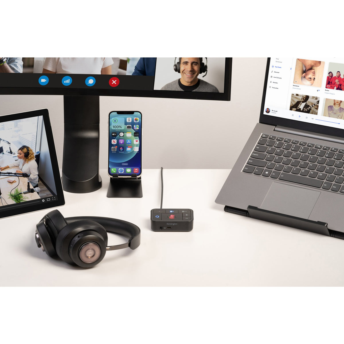 Kensington SmartFit Platzsparender Single Monitorarm