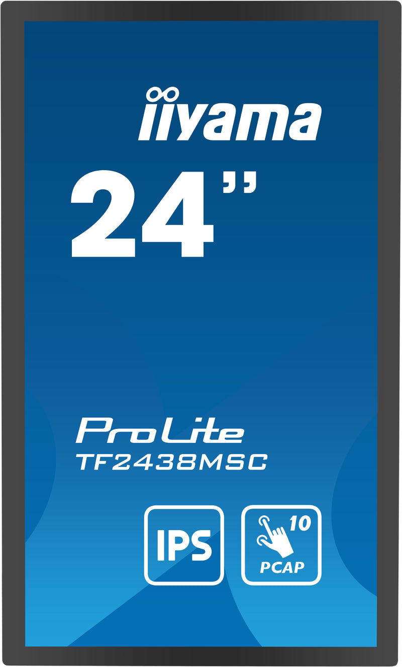iiyama TF2438MSC-B1 Computerbildschirm 60,5 cm (23.8") 1920 x 1080 Pixel Full HD LED Touchscreen Schwarz