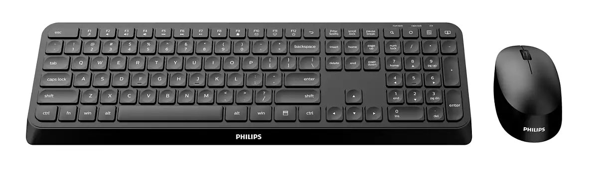 Philips 3000 series SPT6307B/31 Tastatur Maus enthalten Universal RF Wireless QWERTY Englisch Schwarz