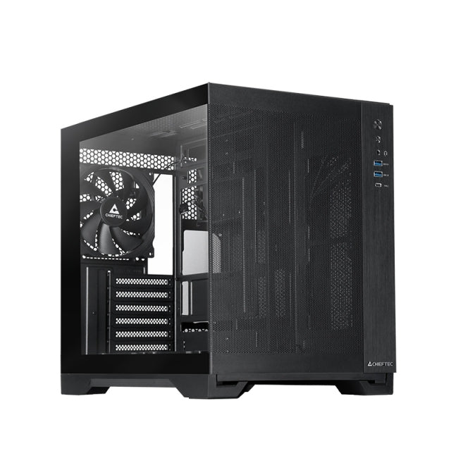 Chieftec mATX Case GM-30B-M-OP, black Cube Black