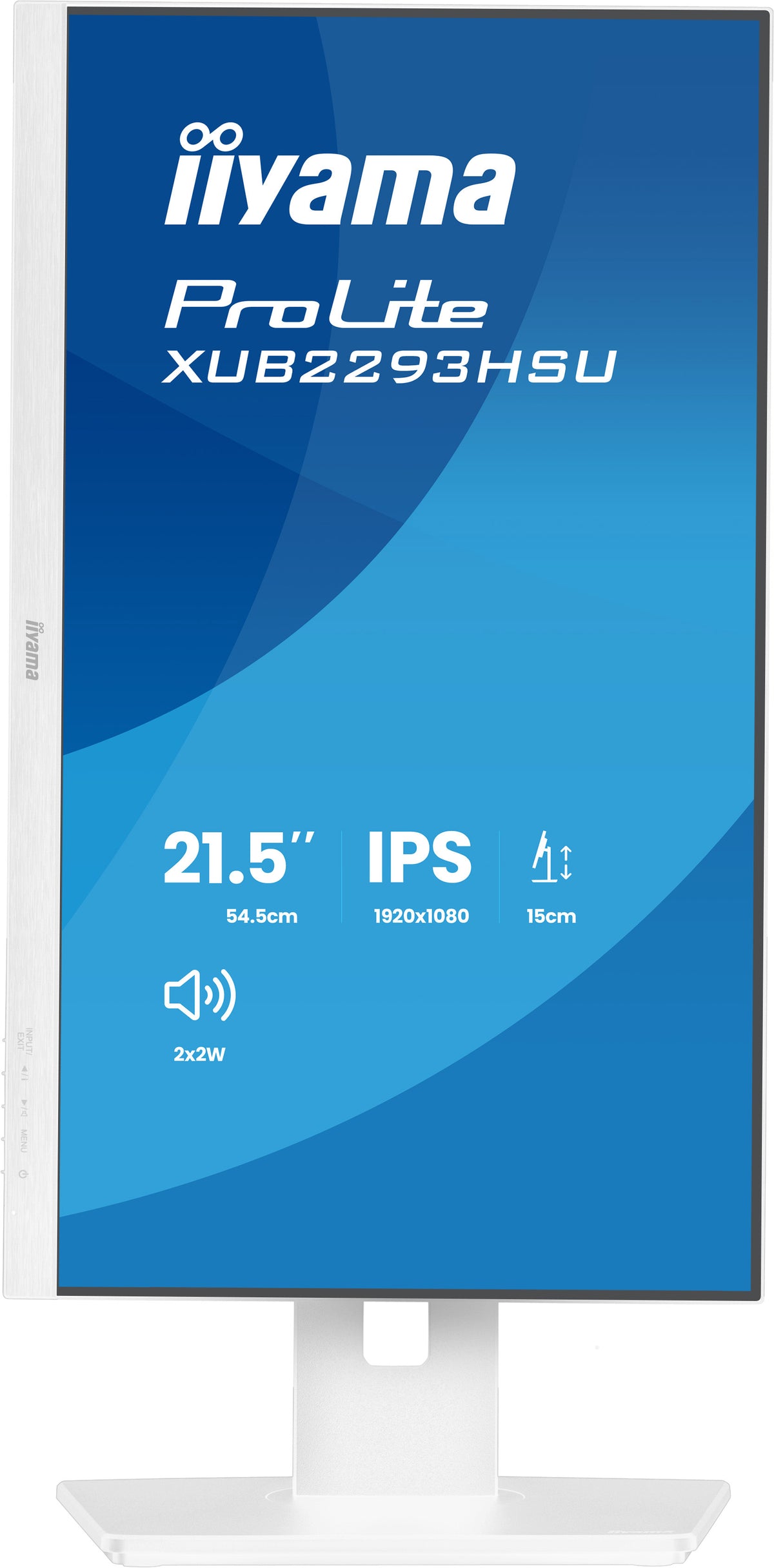 iiyama ProLite XUB2293HSU-W7 Computerbildschirm 54,6 cm (21.5") 1920 x 1080 Pixel Full HD LED Weiß