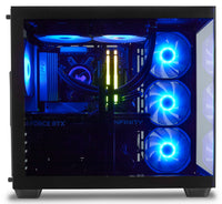 ERAZER Tank X15 (MD 340128) AMD Ryzen™ 7 7800X3D 32 GB DDR5-SDRAM 1 TB SSD NVIDIA GeForce RTX 5060 Ti Windows 11 Home Tower PC Schwarz