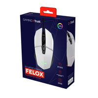 Trust GXT 109W Felox Maus Gaming rechts USB Typ-A Optisch 6400 DPI