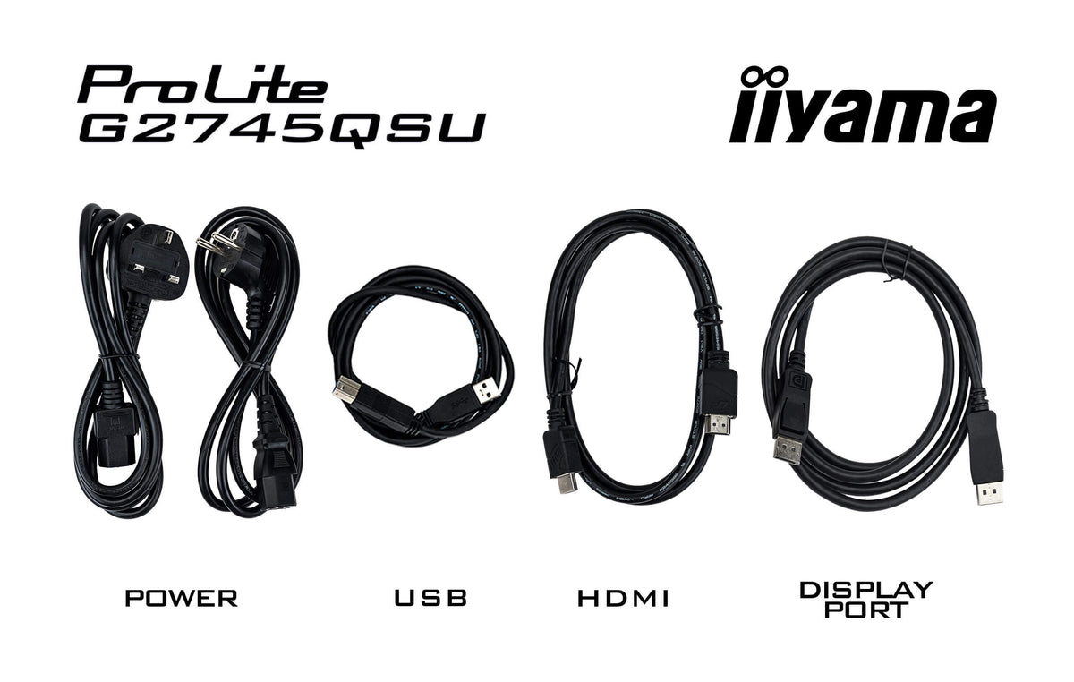 iiyama G-MASTER G2745QSU-B2 Computerbildschirm 68,6 cm (27") 2560 x 1440 Pixel Wide Quad HD LED Schwarz