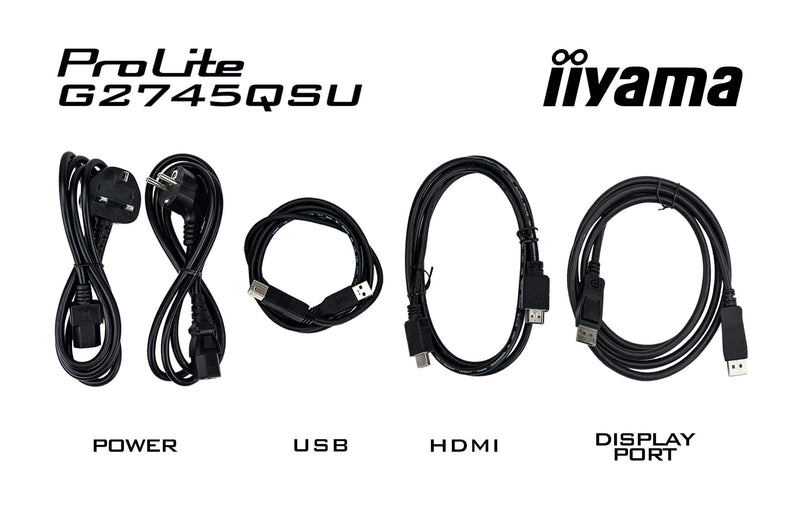 iiyama G-MASTER G2745QSU-B2 Computerbildschirm 68,6 cm (27") 2560 x 1440 Pixel Wide Quad HD LED Schwarz