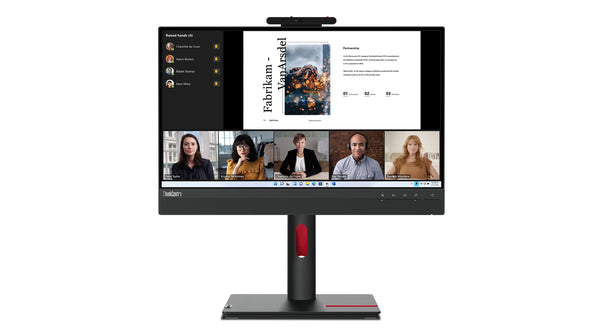Lenovo ThinkCentre Tiny-In-One 22 Gen 5 Computerbildschirm 54,6 cm (21.5") 1920 x 1080 Pixel Full HD LED Touchscreen Schwarz