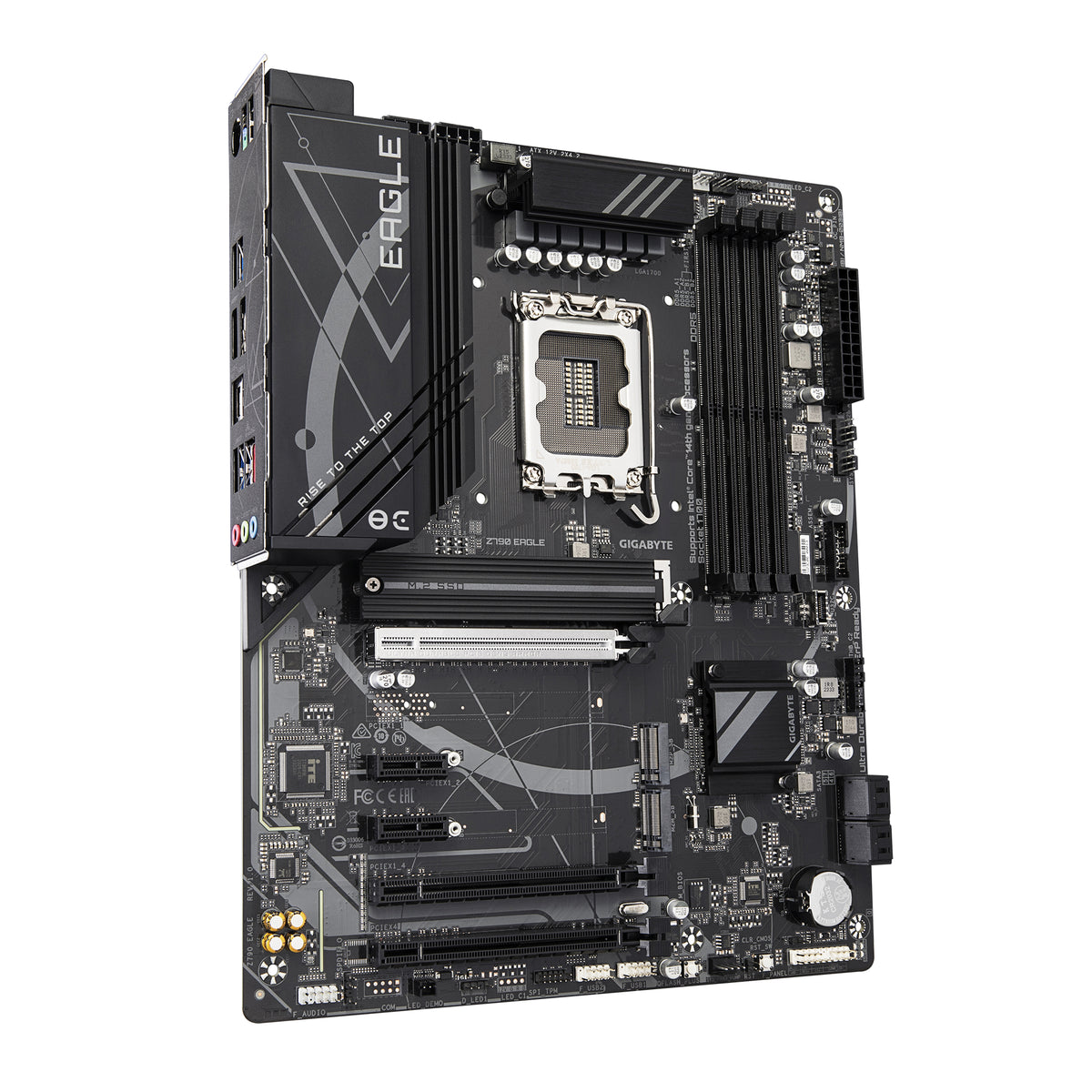 GIGABYTE Z790 EAGLE Motherboard - Unterstützt 14. Generation Intel Core CPUs, 12+1+1 Phasen VRM, bis zu 7600MHz DDR5 (OC), 3xPCIe 4.0 M.2, 2,5GbE LAN, USB 3.2 Gen 2