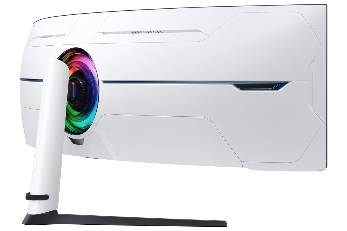 Samsung G95NC Computerbildschirm 144,8 cm (57") 7680 x 2160 Pixel Dual UHD QLED Weiß