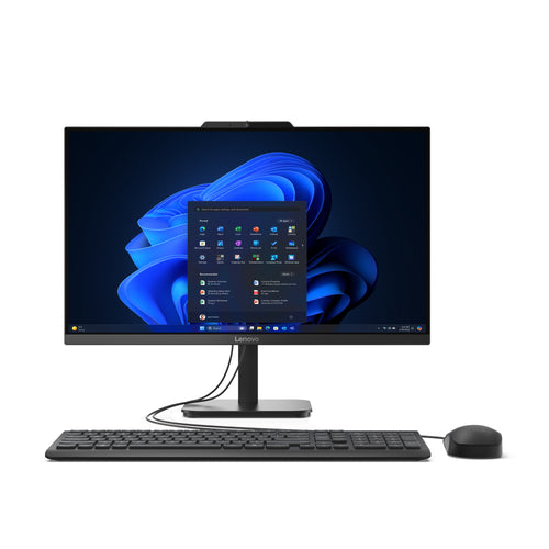 Lenovo V100 Intel® N N100 60,5 cm (23.8") 1920 x 1080 Pixel All-in-One-PC 16 GB DDR5-SDRAM 512 GB SSD Windows 11 Pro Wi-Fi 6 (802.11ax) Schwarz