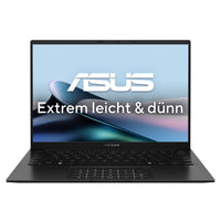 ASUS Zenbook 14 OLED UM3406KA-QD041W Copilot+ PC AMD Ryzen AI 5 340 Laptop 35,6 cm (14") WUXGA 16 GB LPDDR5x-SDRAM 512 GB SSD Wi-Fi 6E (802.11ax) Windows 11 Home Deutsch Schwarz