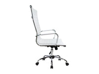 Equip Bürostuhl, Rippenpolster, Hochlehner, weiß
