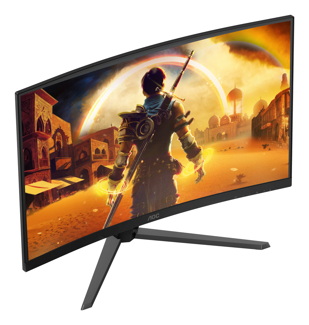 AOC G4 Gaming Moniteur C32G42ZE Computerbildschirm 80 cm (31.5") 2560 x 1440 Pixel Quad HD LED Schwarz, Rot