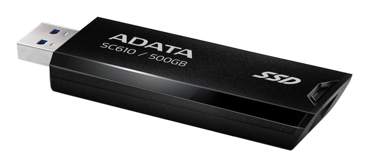 ADATA SC610 500 GB USB Typ-A 3.2 Gen 2 (3.1 Gen 2) Schwarz