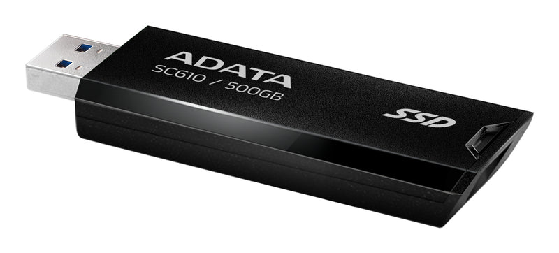 ADATA SC610 500 GB USB Typ-A 3.2 Gen 2 (3.1 Gen 2) Schwarz