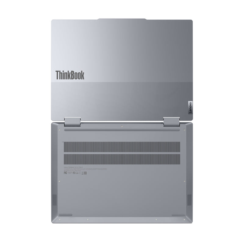 Lenovo ThinkBook 14 2-in-1 G5 IAU Intel Core Ultra 5 225U Hybrid (2-in-1) 35,6 cm (14") Touchscreen WUXGA 32 GB DDR5-SDRAM 512 GB SSD Wi-Fi 6E (802.11ax) Windows 11 Pro Deutsch Grau